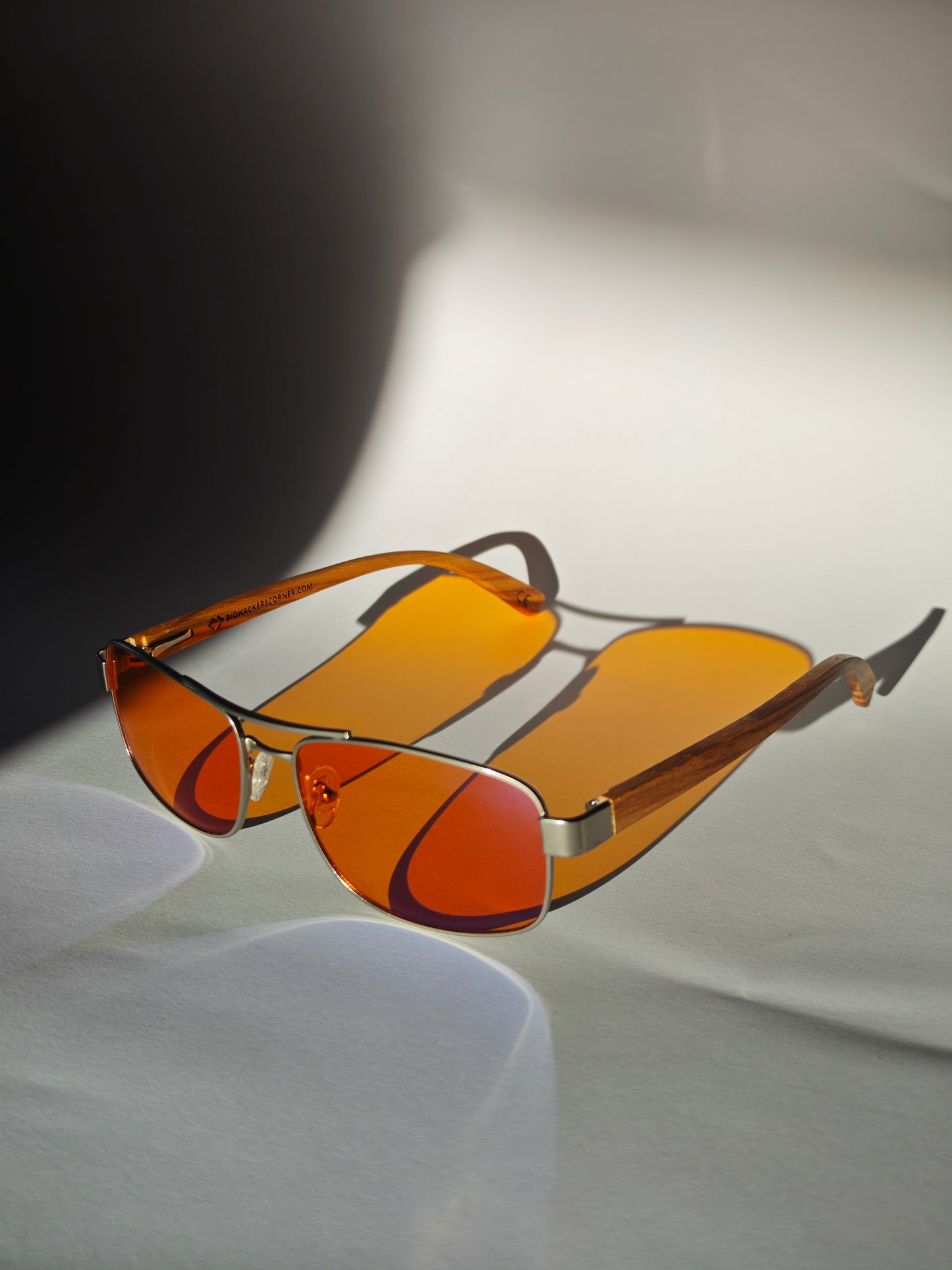 Blue Light Blocking Glasses | Wooden Aviator